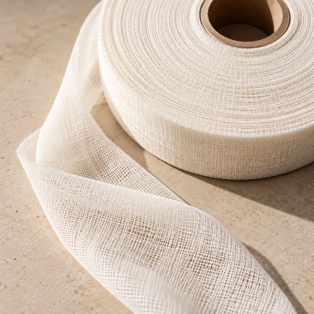 Cheesecloth cut to width, on the roll